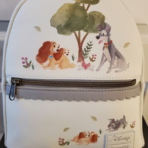Loungfly Lady and The Tramp Mini Backpack
